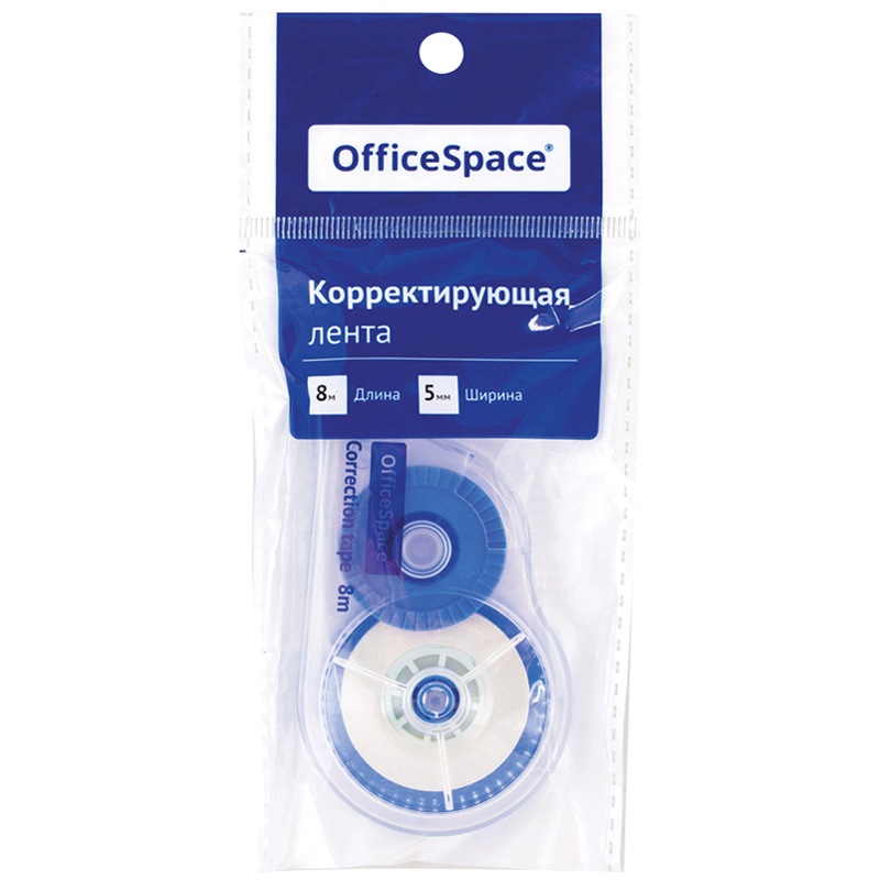 картинка Корректирующая лента, 5мм*8м, OfficeSpace, Cq_15468 от магазина Альфанит в Кунгуре