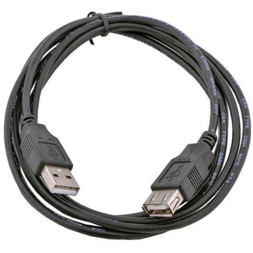 картинка Кабель удлинитель Cablexpert USB 2.0 AM — USB 2.0 AF, 1,8 м, черный, CC-USB2-AMAF-6B-N от магазина Альфанит в Кунгуре