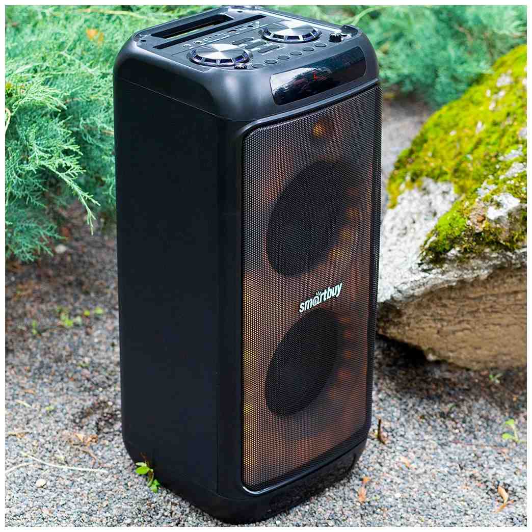 картинка Портативная колонка SmartBuy 5190 Flamer, 60Вт, Bluetooth, USB, радио, microSD, AUX, черный, SBS-5190 от магазина Альфанит в Кунгуре