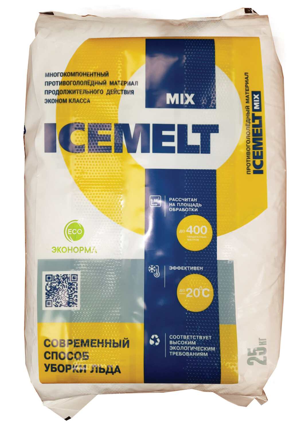 картинка Соль для посыпки дорог, 25 кг, мешок, ICEMELT, 602042 от магазина Альфанит в Кунгуре