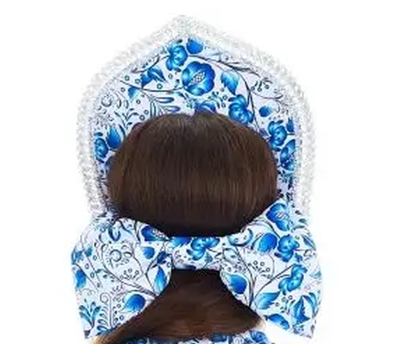 картинка Кокошник, размер 35*35 см, с бантом от магазина Альфанит в Кунгуре