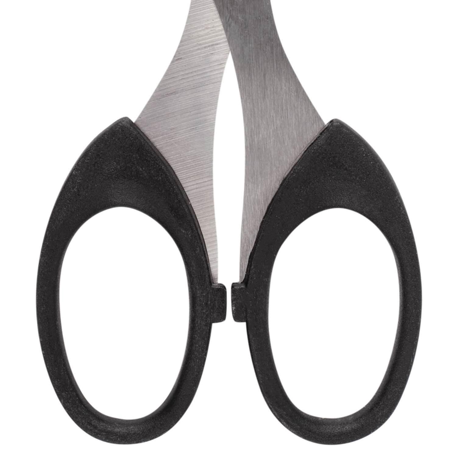картинка Ножницы 160 мм, черный, "Classic+", BRAUBERG, 230933 от магазина Альфанит в Кунгуре