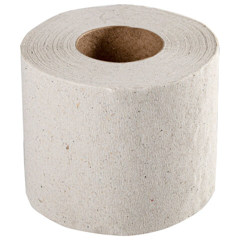 картинка Бумага туалетная, 75 м, втулка, цвет серый, "Честный большой рулончик", 113357 от магазина Альфанит в Кунгуре