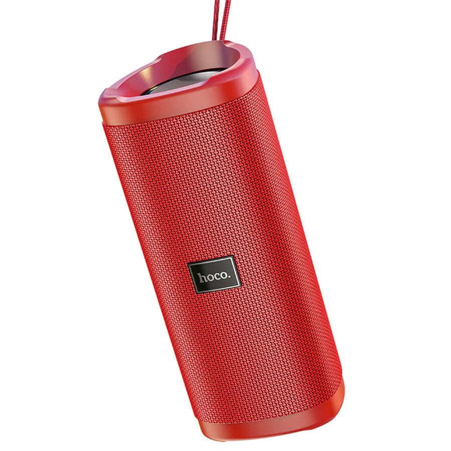 картинка Портативная колонка Hoco HC4 Bella, 10Вт, 1500мАч, Bluetooth, USB, радио, microSD, красный от магазина Альфанит в Кунгуре