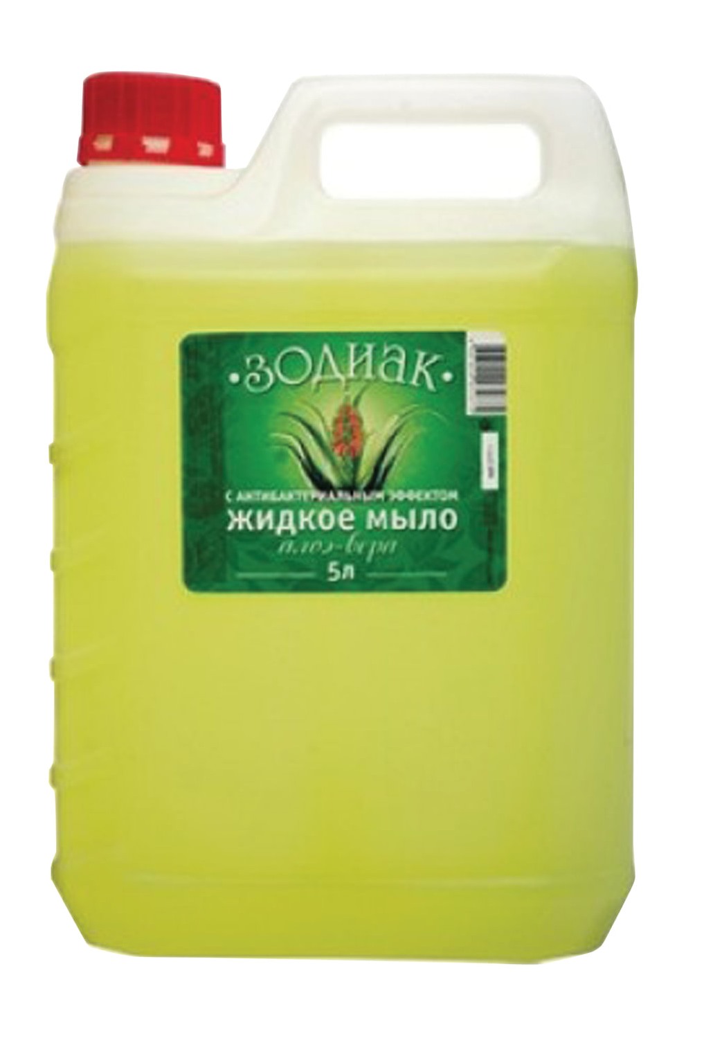 картинка Мыло жидкое, 5 л, антибактер., канистра, "Алоэ-вера", ЗОДИАК, К10-5 от магазина Альфанит в Кунгуре