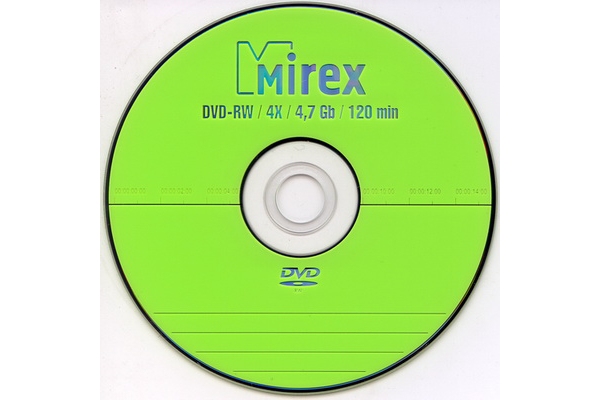 картинка Диск DVD-RW Mirex, 1 шт, 4x 4.7 GB, конверт, UL130032A4C от магазина Альфанит в Кунгуре