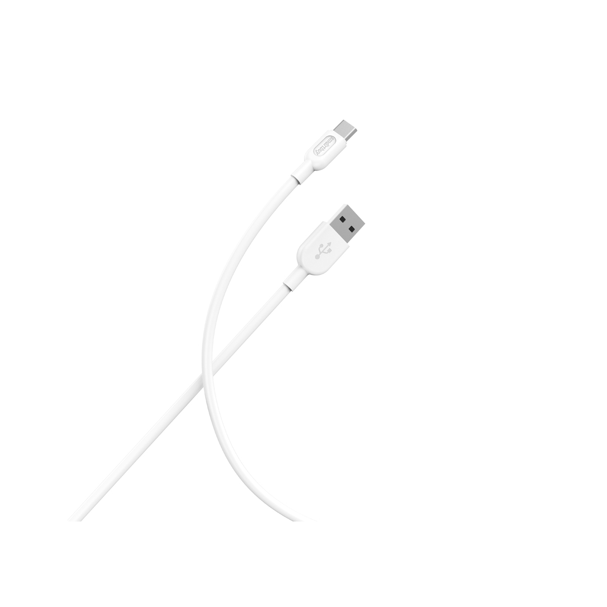картинка Кабель зарядный SmartBuy S01 USB A (M) — USB Type C, 1,0 м, белый, iK-3112-S01w от магазина Альфанит в Кунгуре