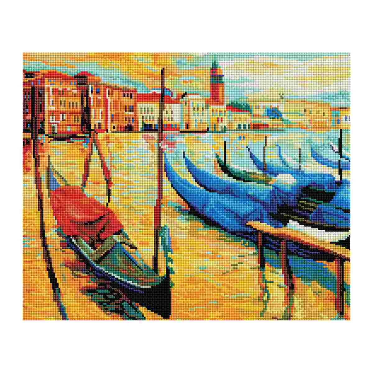 картинка Алмазная картина, 30*40 см, на холсте, полная выкладка, "Гондола", Три совы, АМП3040_47596 от магазина Альфанит в Кунгуре