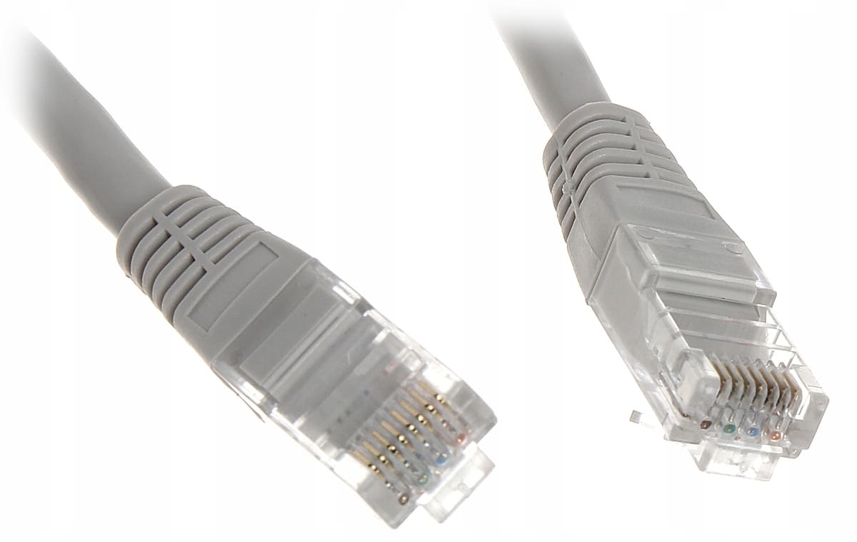 картинка Кабель патч-корд UTP-5e Rexant RJ-45 — RJ-45, 2,0 м, серый, 18-1005 от магазина Альфанит в Кунгуре