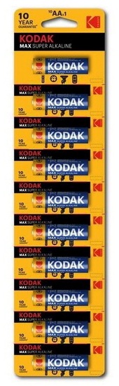 картинка Батарейка АА, 1*BI, отрывная, Kodak Max, KAA-10 от магазина Альфанит в Кунгуре