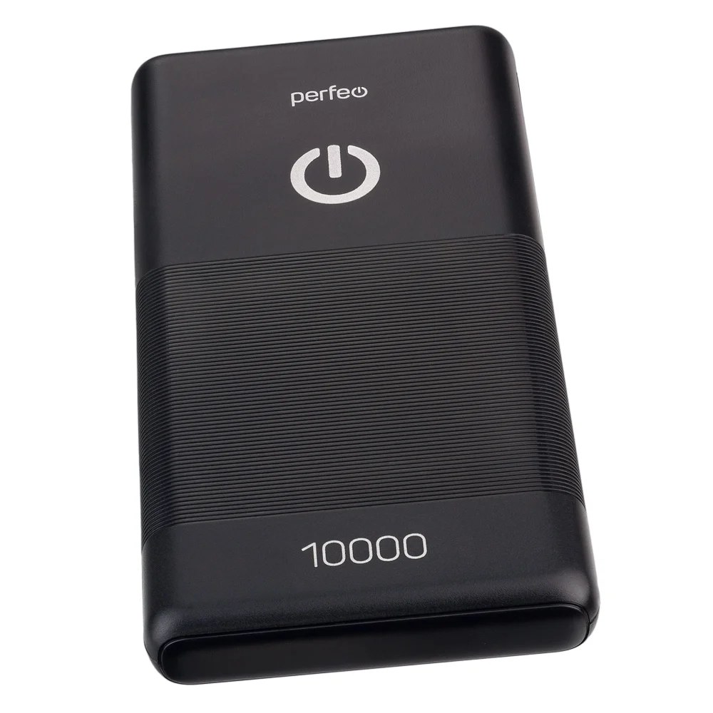 картинка Портативный аккумулятор Perfeo Splash, 10000 мАч, 2*USB, 1*micro-USB, черный, PF_B4296 от магазина Альфанит в Кунгуре