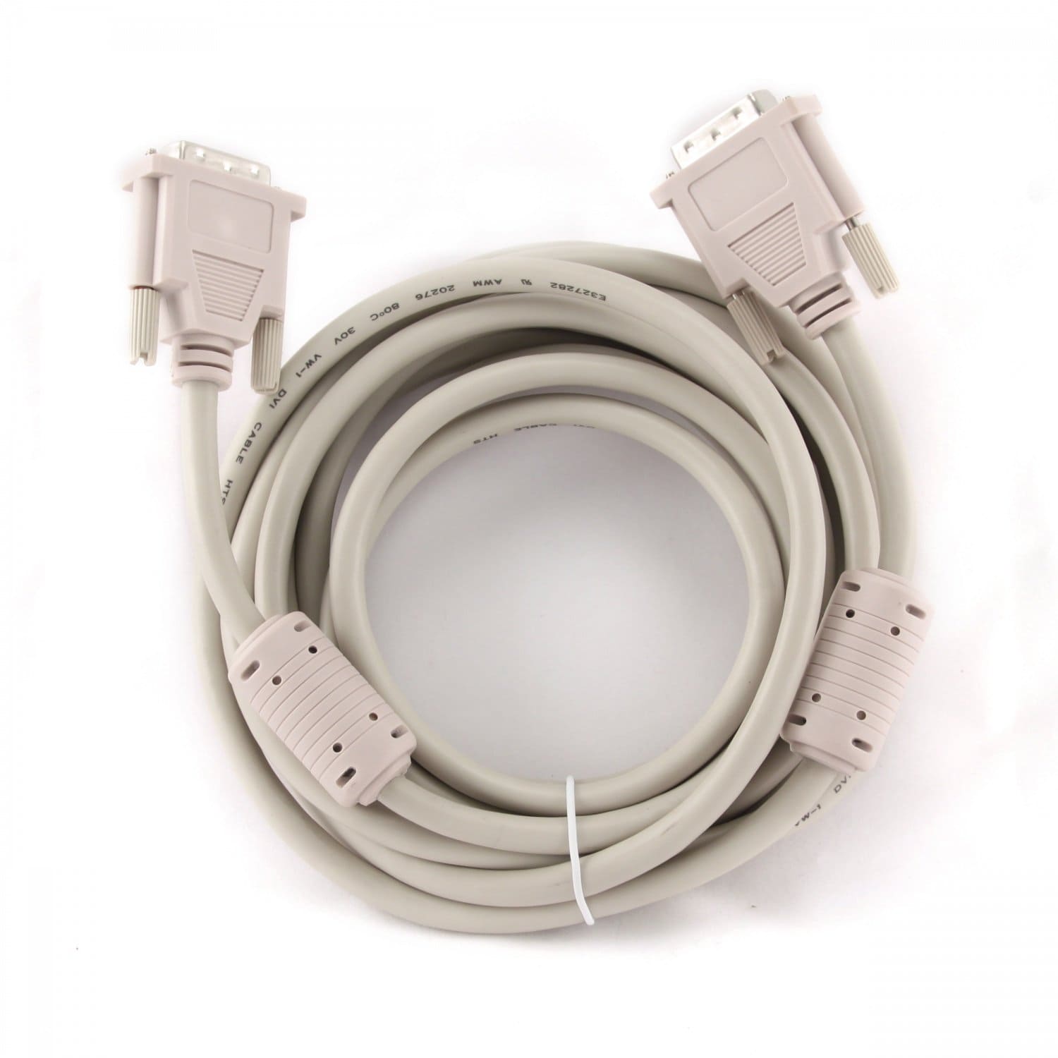 картинка Кабель DVI-D dual link 4.5 м, Gembird, серый от магазина Альфанит в Кунгуре