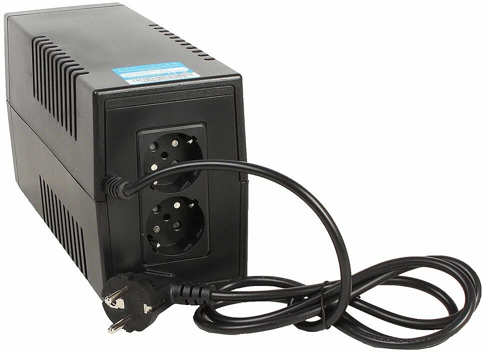 картинка ИБП Ippon Back Basic 650 Euro, 650VA/360W, 2 EURO розетки от магазина Альфанит в Кунгуре