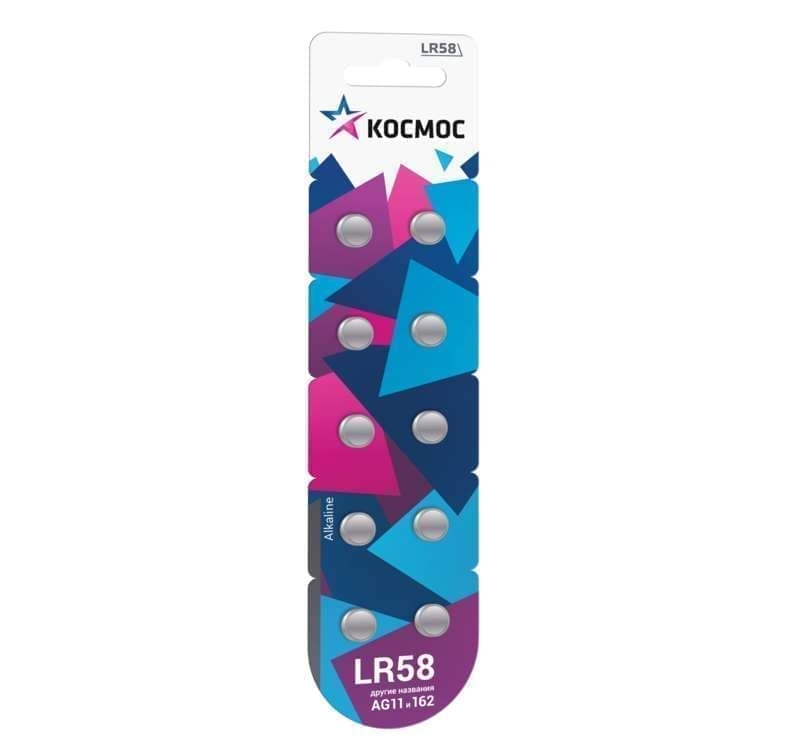 картинка Батарейка G11 круглая, 1*BI, Космос, KOCG11(LR58)10BL от магазина Альфанит в Кунгуре