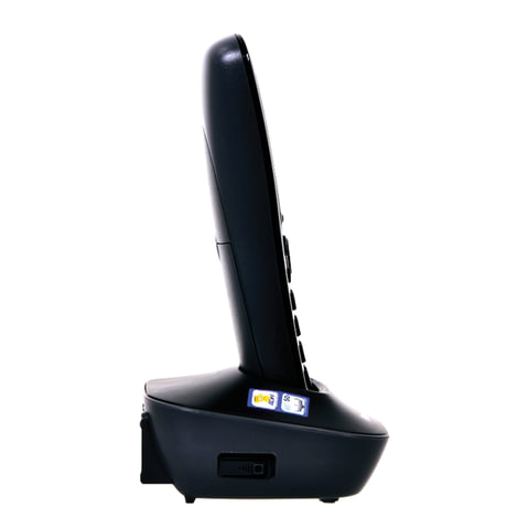 картинка Радиотелефон DECT Panasonic KX-TG1611RUH, ЖК, AOH, Caller ID, справочник на 50 номеров, черный от магазина Альфанит в Кунгуре