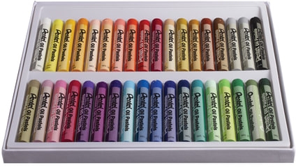 картинка Пастель масляная, 36 цв, художественная, круглое сечение, "Oil Pastels", PENTEL, PHN4-36 U от магазина Альфанит в Кунгуре