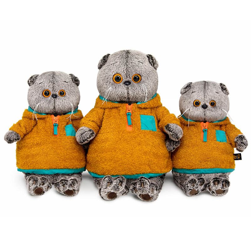 картинка Игрушка мягкая, 25 см, "Кот Басик в анораке", Budi Basa, Ks25-297 от магазина Альфанит в Кунгуре
