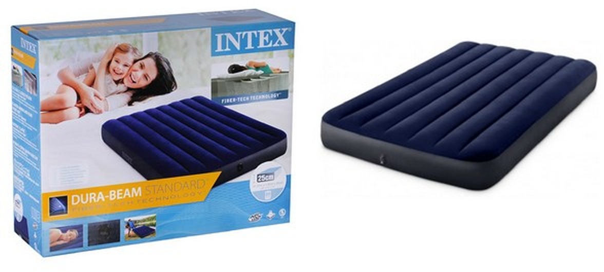 картинка Матрас надувной, 137*191*25 см, "Classic Downy Dura-Beam", Intex, 64758 от магазина Альфанит в Кунгуре