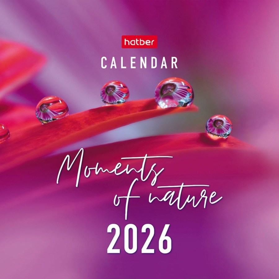 картинка Календарь-домик перекидной 2026 год, 10,1*10,1 см, "Moments of nature", Hatber, 12КД6гр_33374 от магазина Альфанит в Кунгуре