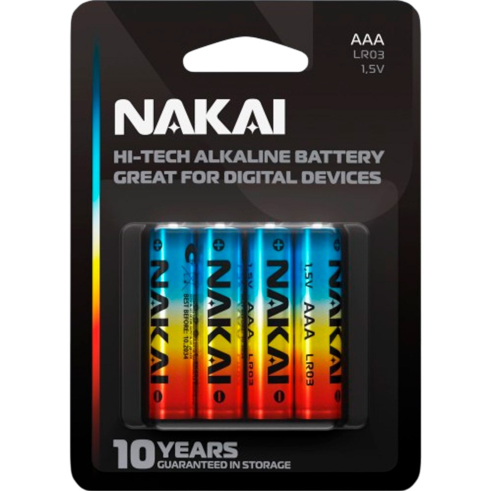 картинка Батарейки ААА, 4*BI, NAKAI Hi-Tech, R1702-0006 от магазина Альфанит в Кунгуре