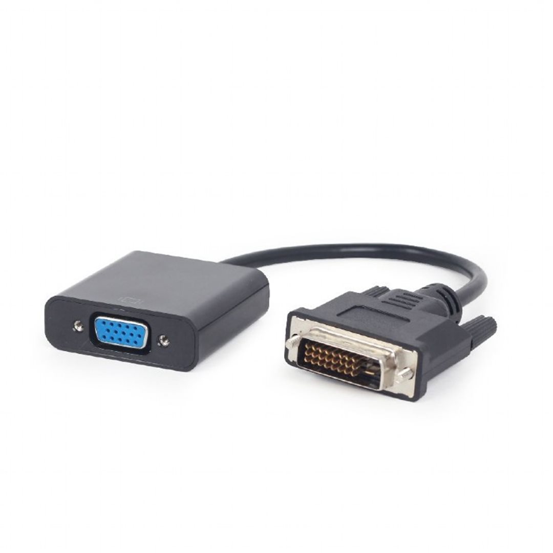картинка Переходник Cablexpert DVI-D (M) — VGA (F), 0,2 м, черный, 25M/15F, A-DVID-VGAF-01 от магазина Альфанит в Кунгуре