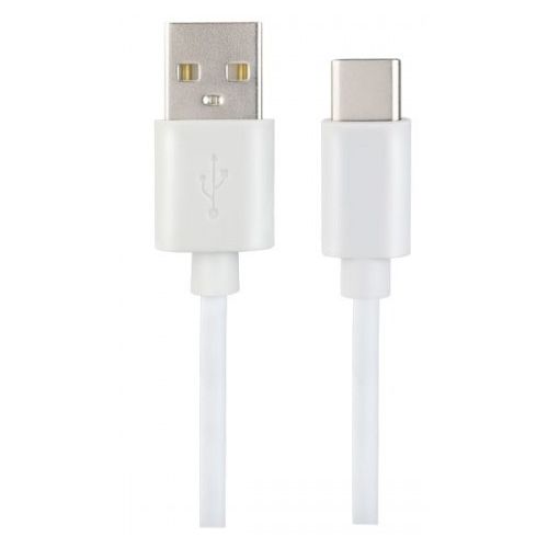 картинка Кабель соединительный Perfeo USB A (M) — USB Type C, 1,0 м, белый, U4704 от магазина Альфанит в Кунгуре