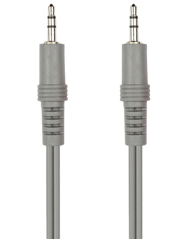 картинка Кабель соединительный аудио SmartBuy Jack 3,5 мм (M) — Jack 3,5 мм (M), 1,8 м, серый, KA-331-300 от магазина Альфанит в Кунгуре