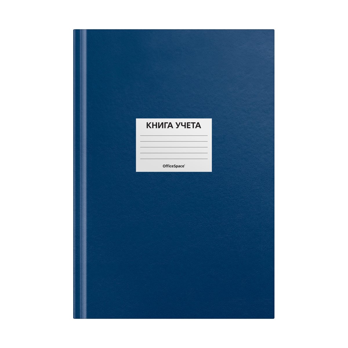 картинка Книга учета, А4, 192 л, клетка, синий, блок офсет, OfficeSpace, 315599 от магазина Альфанит в Кунгуре