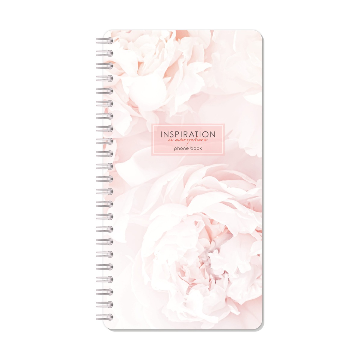 картинка Телефонная книга, А5, 80 л, линия, на спирали, "Цветы. For inspiration", OfficeSpace, Тк80г_48566 от магазина Альфанит в Кунгуре