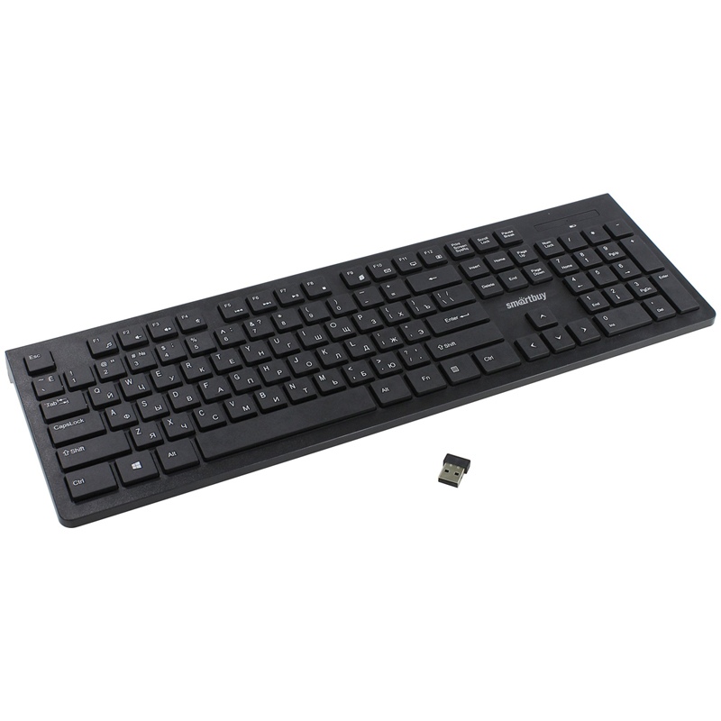 картинка Клавиатура беспроводная SmartBuy 206, USB, черный, мультимедийная, SBK-206AG-K от магазина Альфанит в Кунгуре