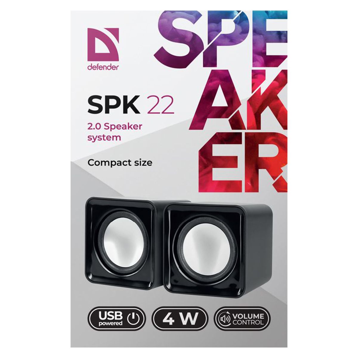 картинка Акустическая система 2.0 Defender SPK-22, 2*2,5Вт, черный, 65503 от магазина Альфанит в Кунгуре