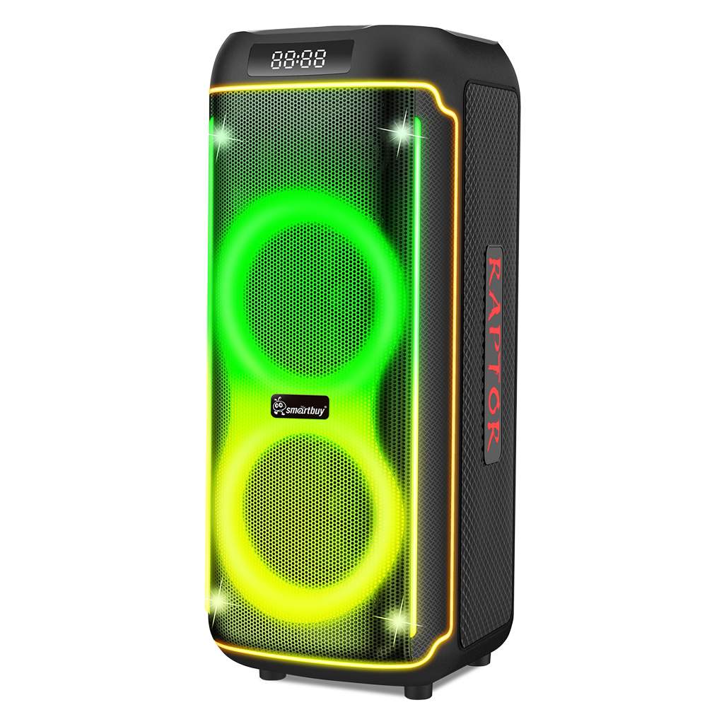 картинка Портативная колонка SmartBuy 5760 Raptor, 100Вт, 4500мАч, Bluetooth, USB, радио, SBS-5760 от магазина Альфанит в Кунгуре