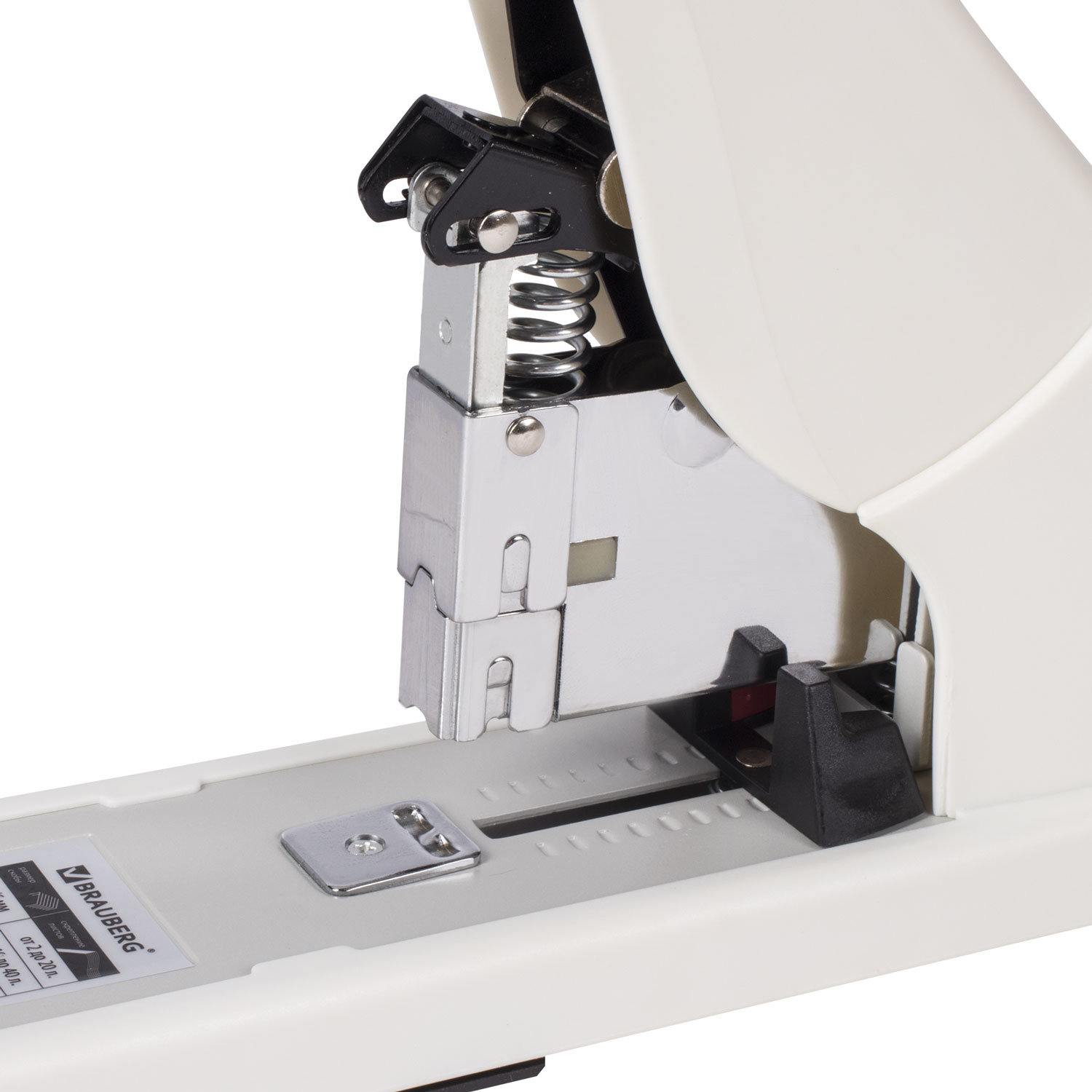 картинка Степлер № 24, 23, на 120 л, черный, мощный, "Easy Press", BRAUBERG, 227664 от магазина Альфанит в Кунгуре