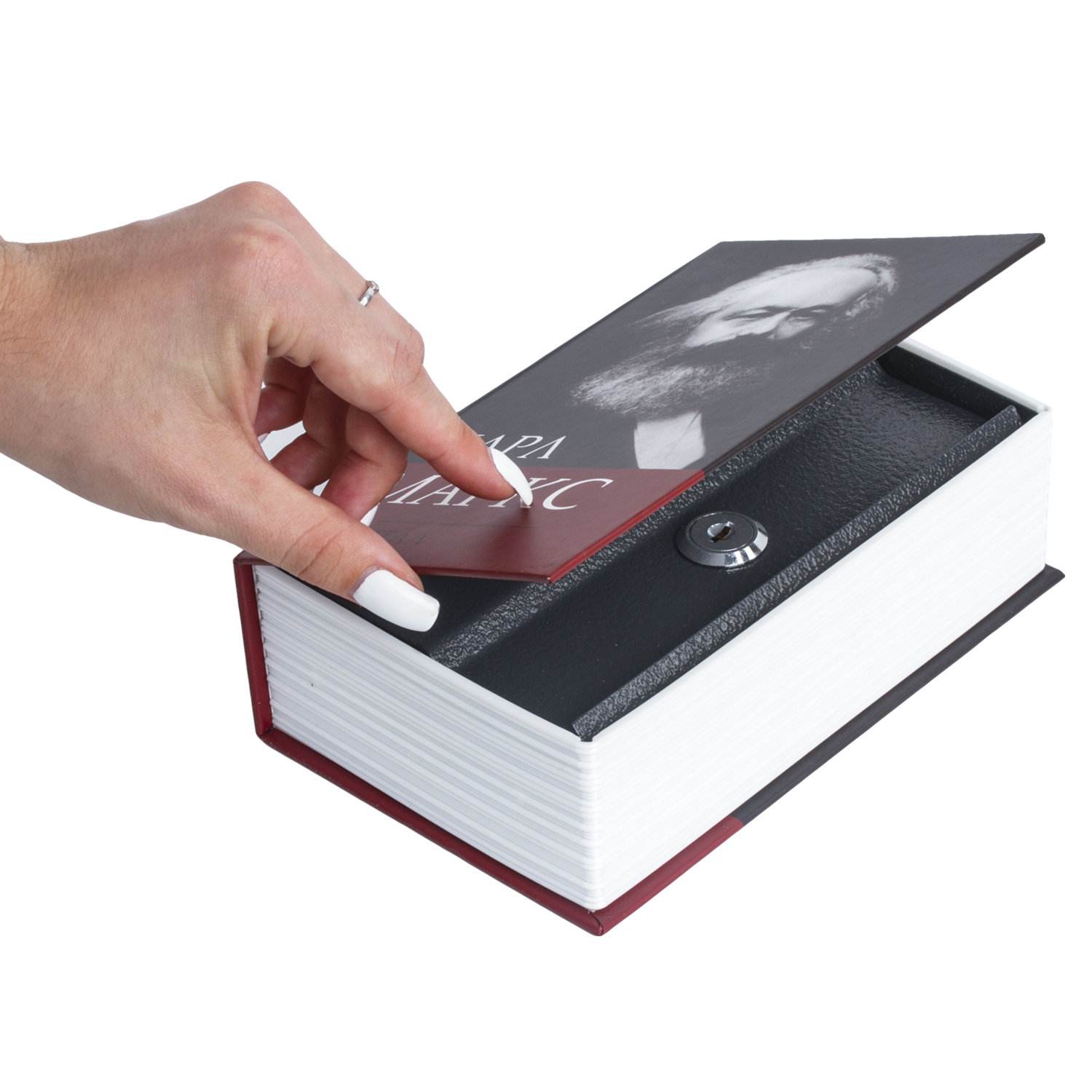 картинка Сейф-книга, 5,5*11,5*18 см, ключевой замок, "Капитал", BRAUBERG, 291049 от магазина Альфанит в Кунгуре