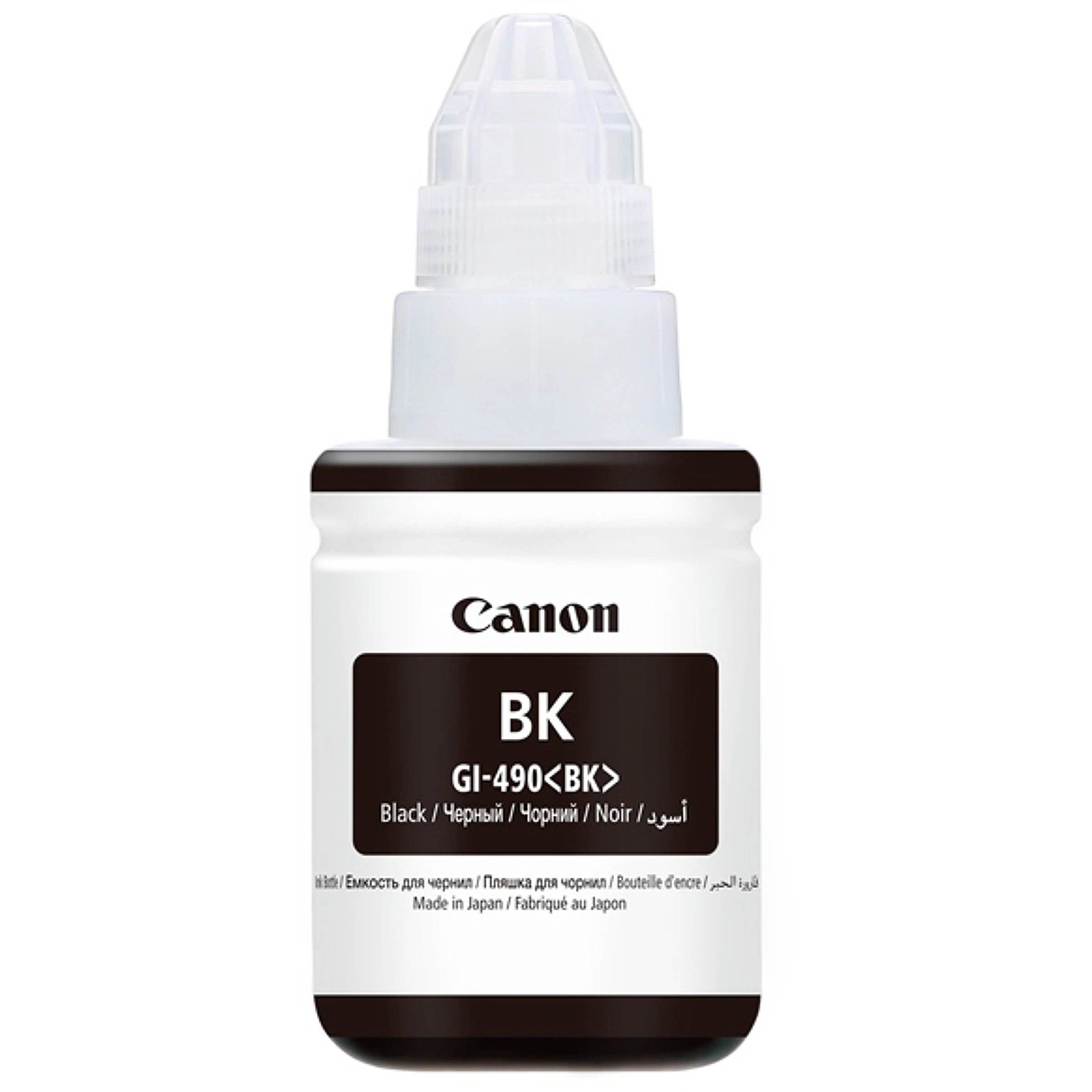 картинка Чернила Canon GI-490, для G1400/G2400/G3400, черный, 135мл, (ориг.) от магазина Альфанит в Кунгуре