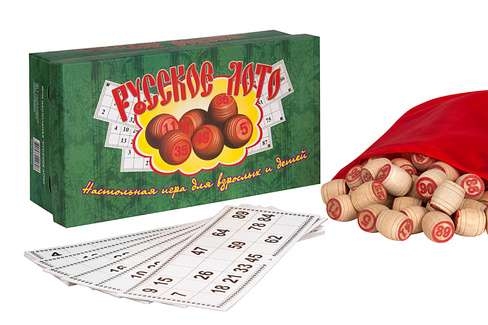 картинка Лото, 11*25,5 см, в коробке, "Русское", Ладья, С-197 от магазина Альфанит в Кунгуре