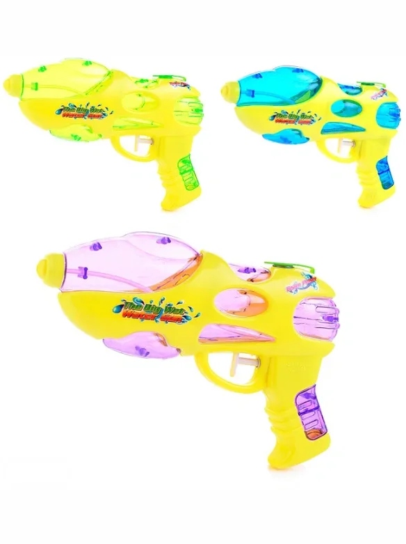 картинка Пистолет водный, 23*14 см, пластик, желтый, "Water gun", КНР, 7188B от магазина Альфанит в Кунгуре