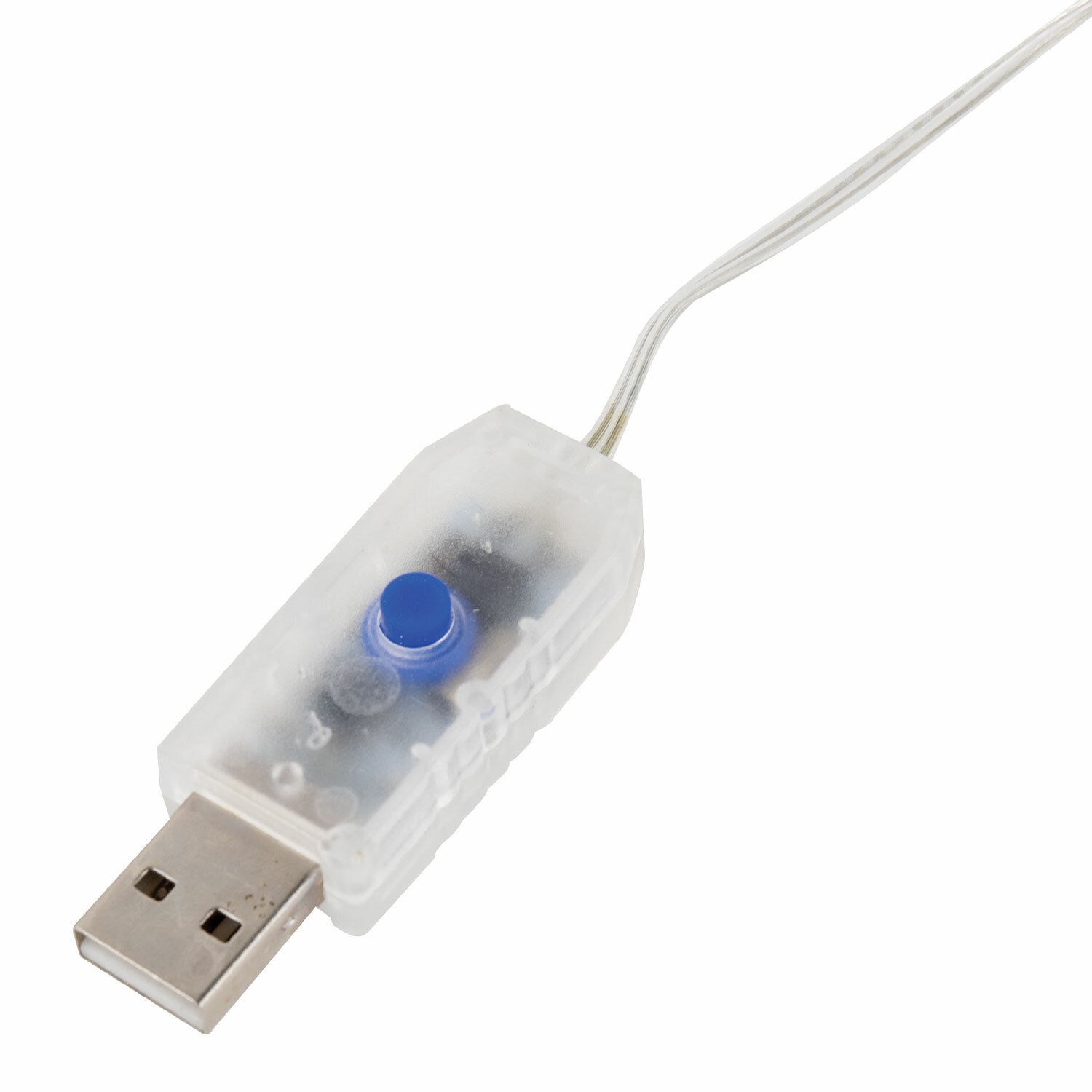 картинка Гирлянда нить, 10 м, теплый белый, 80LED, USB, "Снежинки", Золотая сказка, 592204 от магазина Альфанит в Кунгуре