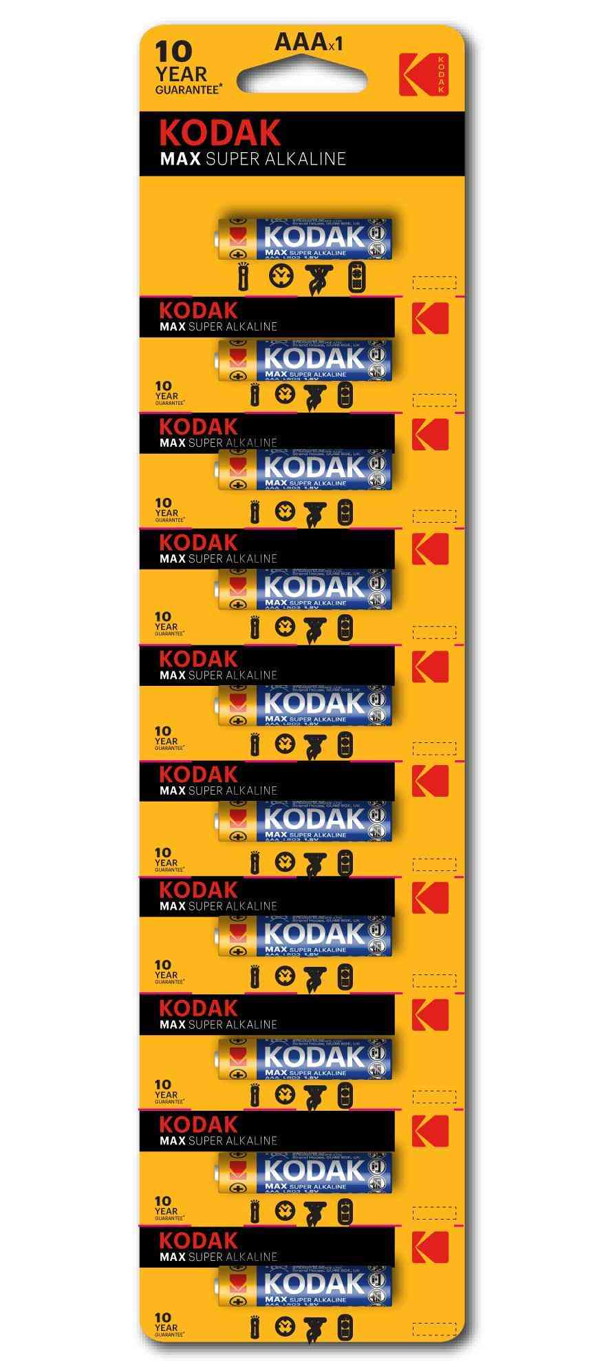 картинка Батарейка ААА, 1*BI, отрывная, Kodak, K3A-10 от магазина Альфанит в Кунгуре