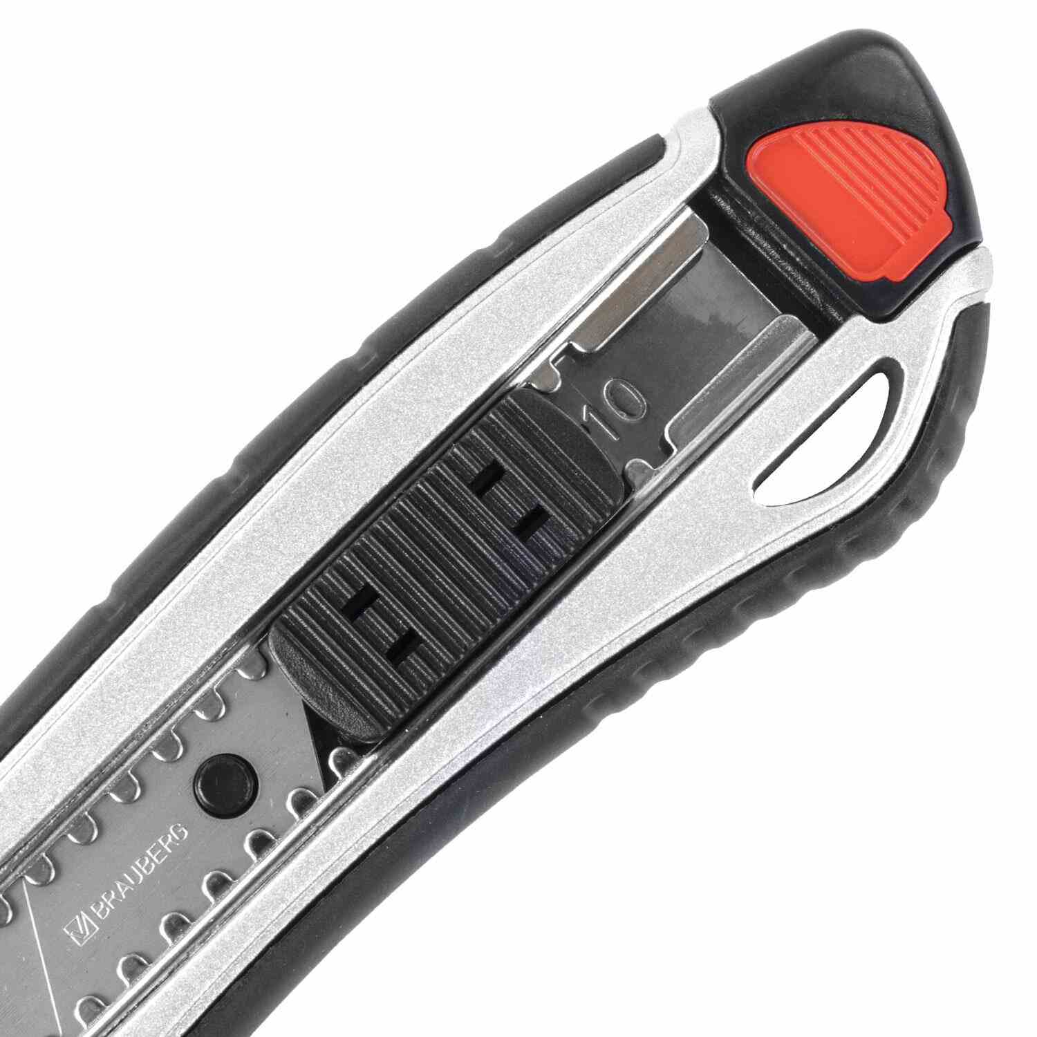 картинка Нож канцелярский 18 мм, мощный, "Heavy duty", BRAUBERG, 237158 от магазина Альфанит в Кунгуре