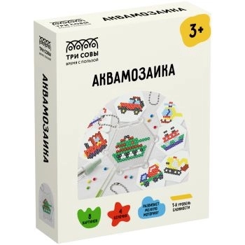 картинка Аквамозаика, 11*14 см, "Транспорт", Три совы, AQB_54293 от магазина Альфанит в Кунгуре