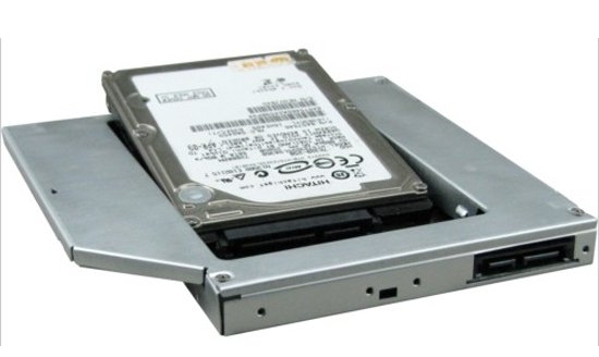 картинка Адаптер подкючения HDD 2.5" в отсек привода ноутбука DEXP SATA/mSATA 9.5mm металл от магазина Альфанит в Кунгуре
