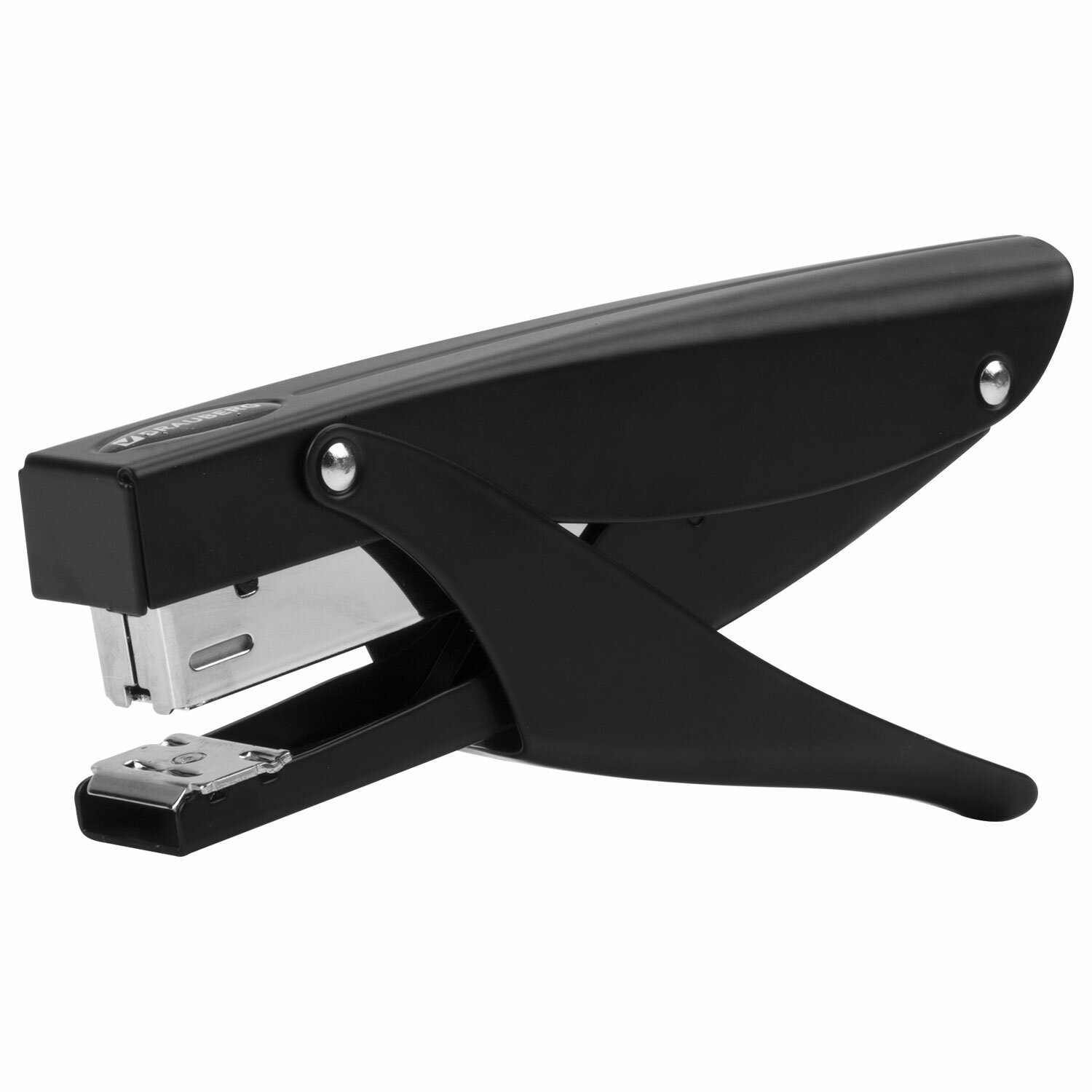 картинка Степлер № 24, 26, на 30 л, металл, черный, плаер, "Extra Easy Press", BRAUBERG, 228569 от магазина Альфанит в Кунгуре