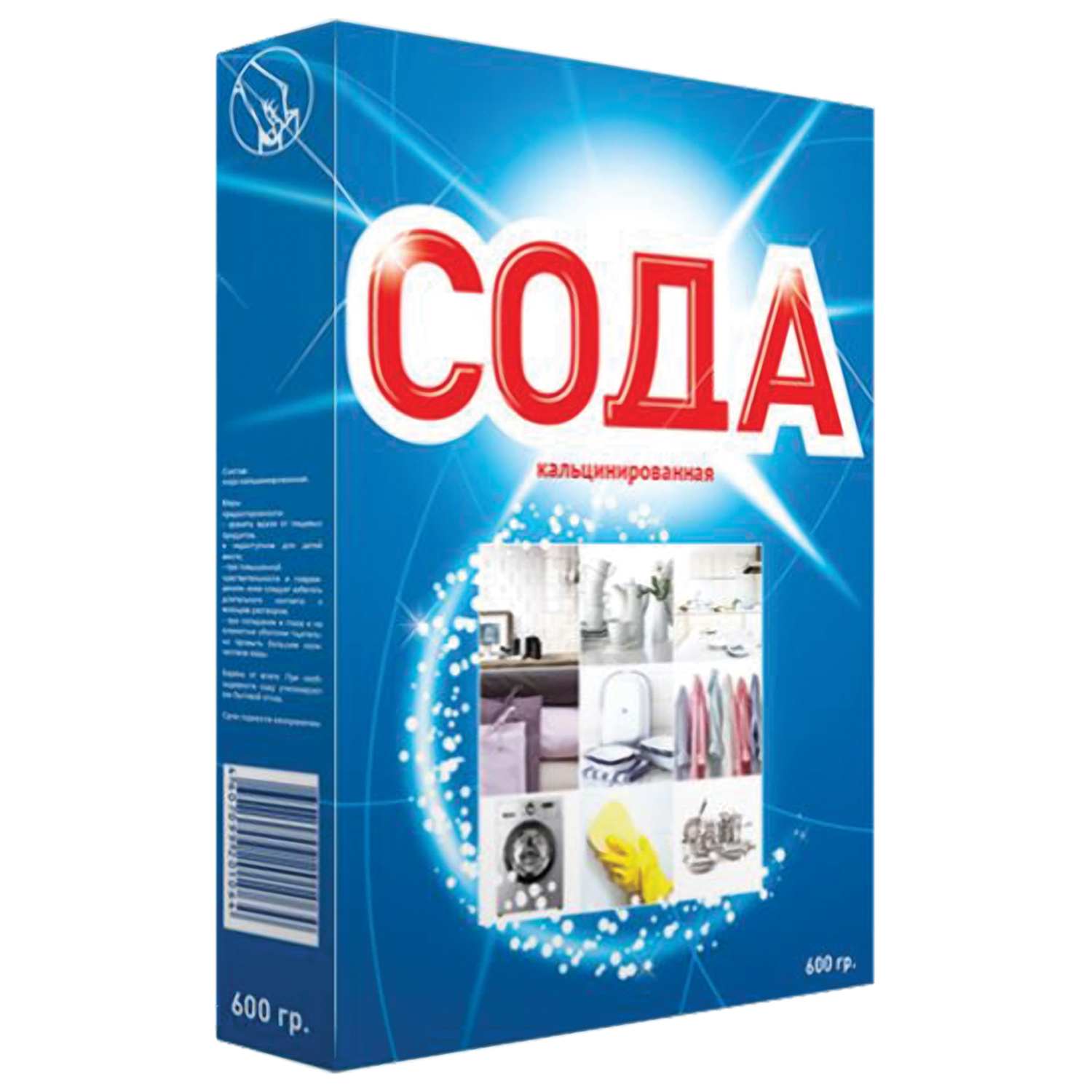 картинка Сода кальцинированная, 600 гр, BIONIX, 604639 от магазина Альфанит в Кунгуре