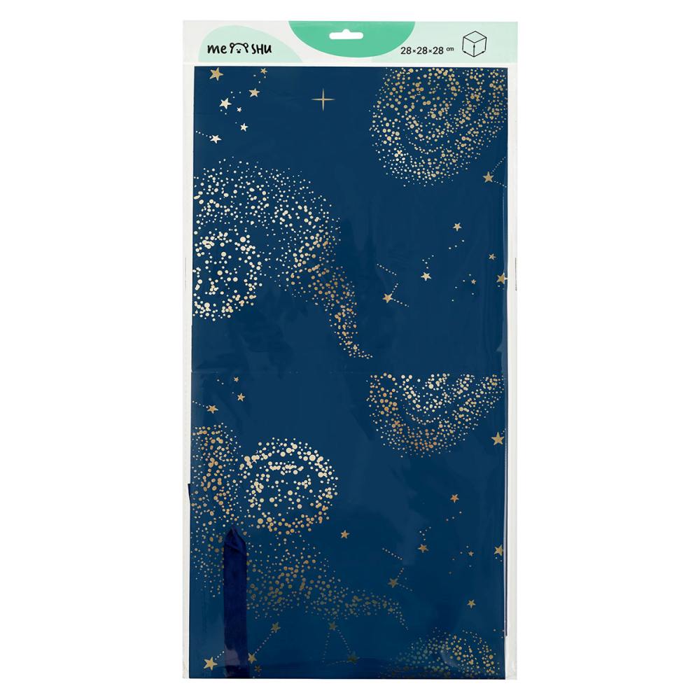 картинка Коробка подарочная квадратная складная, 28*28*28 см, с лентой, "Magic", MESHU, MS_66474 от магазина Альфанит в Кунгуре