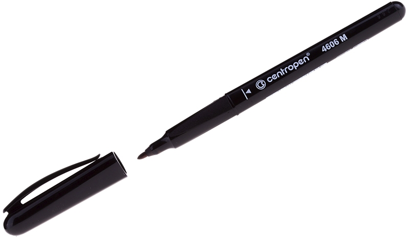 картинка Маркер для дисков, 1 мм, черный, "CD-Pen", CENTROPEN, 4606/1Ч (2606) от магазина Альфанит в Кунгуре