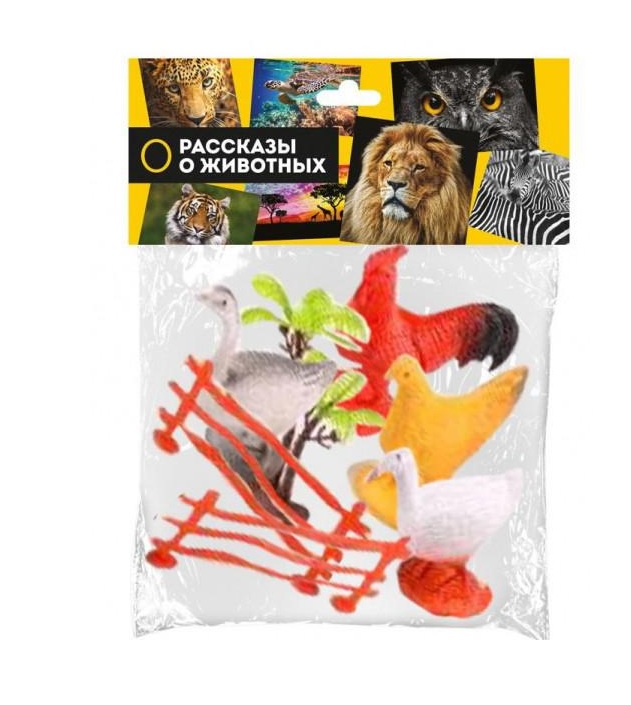 картинка Набор игрушек ПВХ, 4 шт, "Рассказы о животных. Домашние животные", Играем вместе, 1801Z731-R от магазина Альфанит в Кунгуре