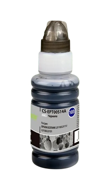 картинка Чернила Cactus 103 (C13T00S14A), для Epson L3100, L3110, L3150, L3151, черный, 70 мл от магазина Альфанит в Кунгуре