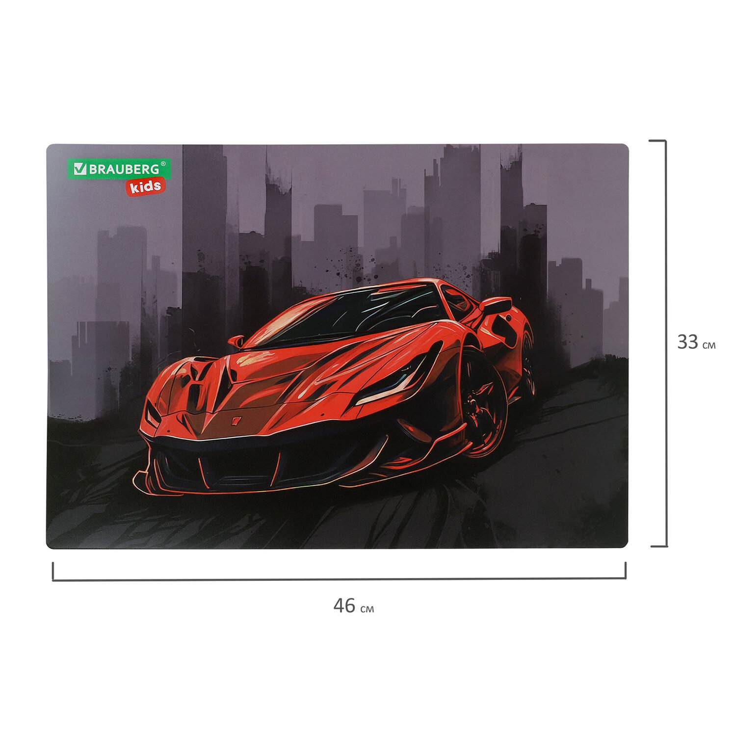 картинка Настольное покрытие, А3+, пластик, "Red car", BRAUBERG, 272368 от магазина Альфанит в Кунгуре
