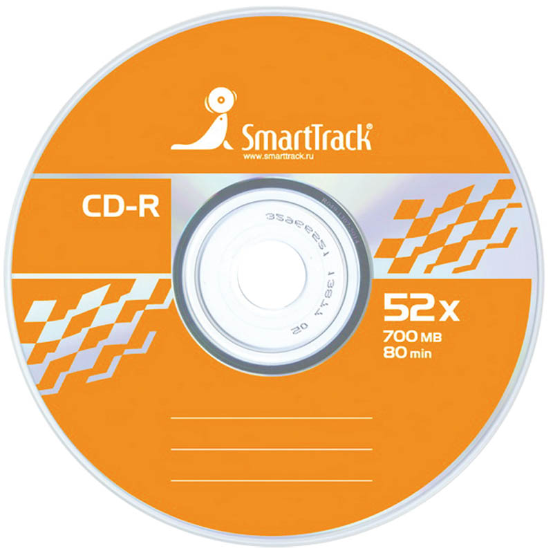 картинка Диски CD-R SmartTrack Cake, 50 шт, 52x, бокс от магазина Альфанит в Кунгуре